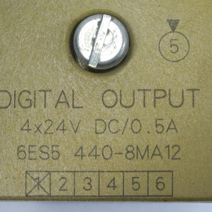 Siemens Digital Output 6ES5440-8MA12 / 6ES5 440-8MA12 E:1 - Maranos.de
