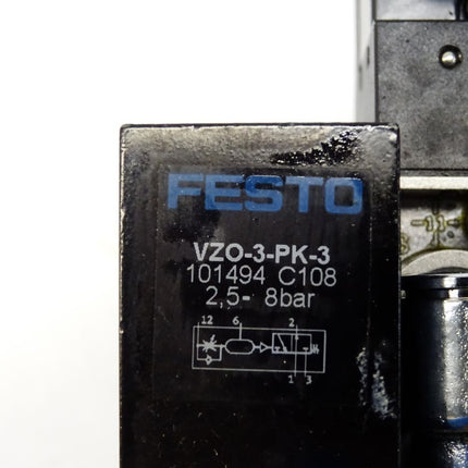 Festo MecLock Schnelllaufsteuerung 1189798 + VZO-3-PK-3 101494 - Maranos.de