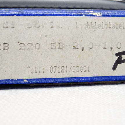 Di-Soric Lichtleitkabel Glasfaser-Lichtleiter WRB 220 SB-2,0-1,0 WRB220SB-2,0-1,0 / Neu OVP - Maranos.de