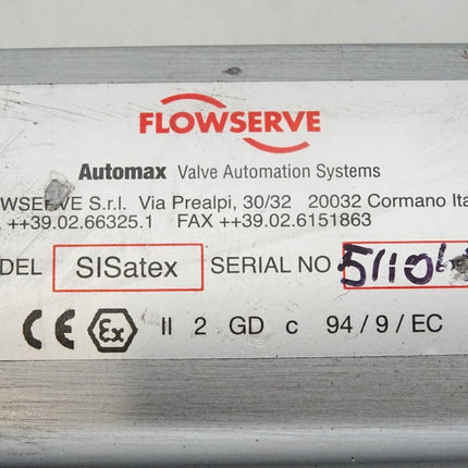 Flowserve Automax Ventil SISatex S085D S183118/3-1 - Maranos.de