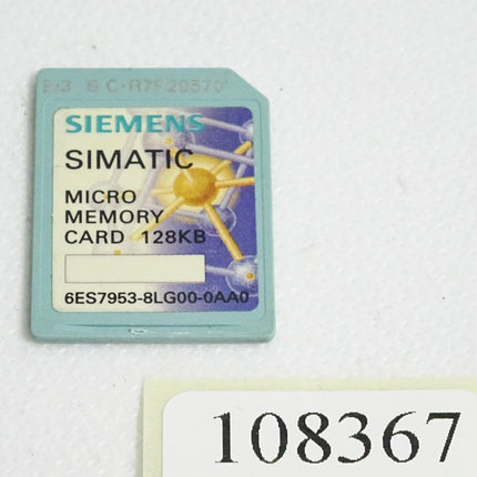 Siemens Micro Memory Card 128KB 6ES7953-8LG00-0AA0 6ES7 953-8LG00-0AA0 - Maranos.de