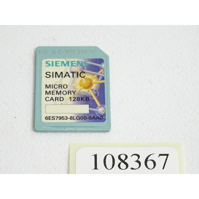 Siemens Micro Memory Card 128KB 6ES7953-8LG00-0AA0 6ES7 953-8LG00-0AA0 - Maranos.de