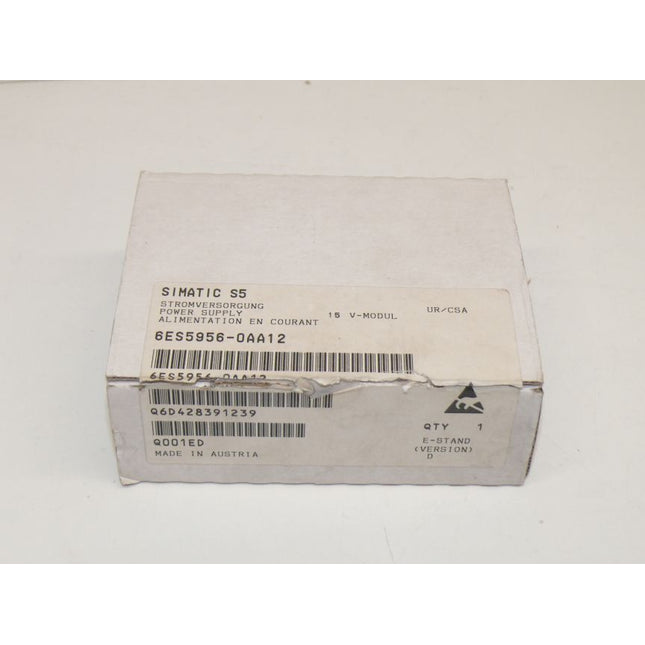 Siemens 6ES5956-0AA12 Stromversorgung 6ES5 956-0AA12 NEU-OVP - Maranos.de