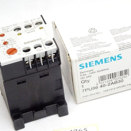 Siemens Zeitrelais 7PU8640-2AB30 / Neu OVP - Maranos.de