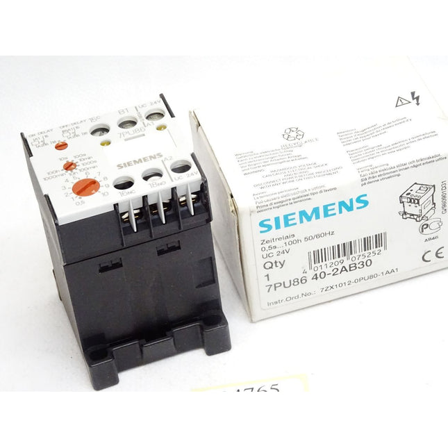 Siemens Zeitrelais 7PU8640-2AB30 / Neu OVP - Maranos.de