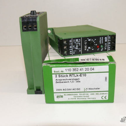 NEU/OVP 2 Stück BTR RTLk-E10 / 1103652412004 Ansprechverzögert 1,5-30s - Maranos.de