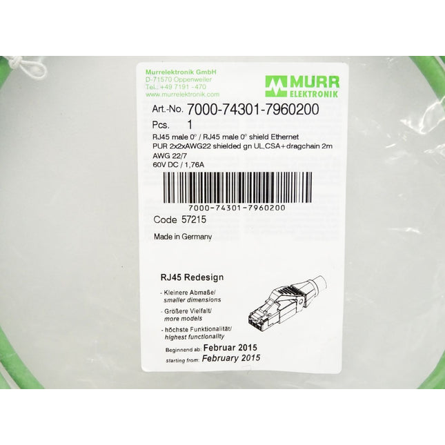 Murr Elektronik 7000-74301-7960200 / Neu OVP - Maranos.de