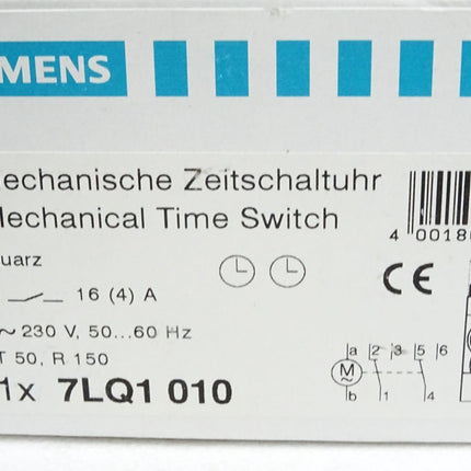 Siemens Mechanische Zeitschaltuhr 7LQ1010 / Neu OVP - Maranos.de