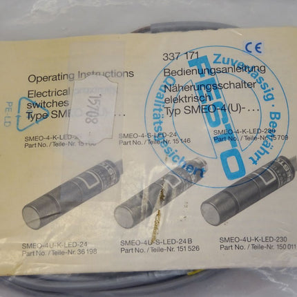 Festo Näherungsschalter 15708 SMEO-4-K-LED-24 / Neu OVP - Maranos.de