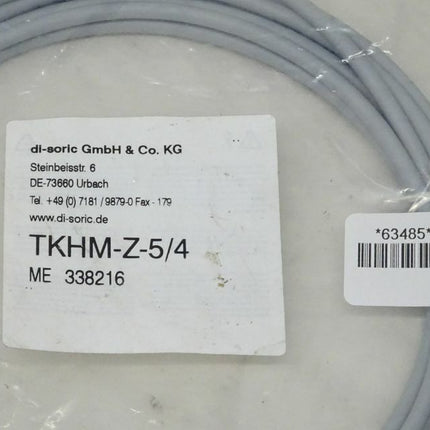 di-soric TKHM-Z-5/4 Anschlusskabel 338216 OVP-ungeöffnet - Maranos.de