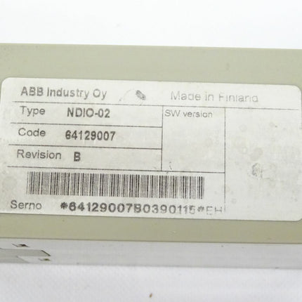 ABB NDIO-02 digitales Erweiterungsmodul 64129002 I/O Erweiterung Rev,B - Maranos.de