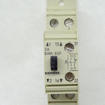 Siemens 8WA1011-8SF25 Schutzschalterklemme 2A 8WA1 011-8SF25 Neu - Maranos.de