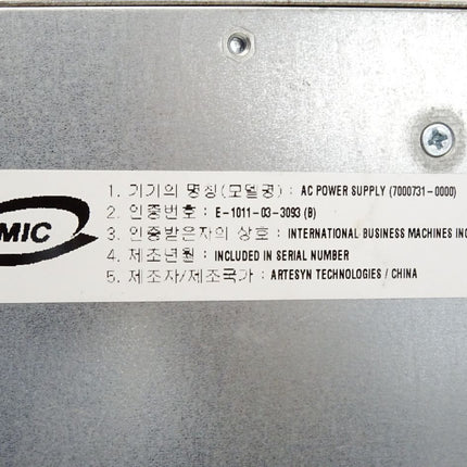 Artesyn 7000731-0000 97P3867 Power Supply 700W - Maranos.de