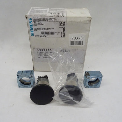 Siemens Pilzdrucktaster 3SB3500-1GA11 / 3SB3 500-1GA11 2 Stück NEO-OVP - Maranos.de