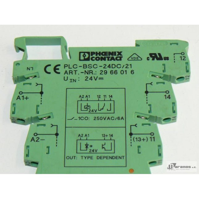 Phönix Contact PLC-BSC-24DC/21 Grundklemme 2966016 Klemme - Maranos.de
