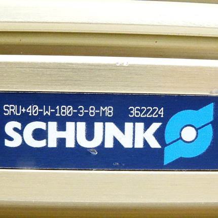 Schunk Universalschwenkeinheit SRU-plus 40-W-180-3-8-M8 362224 / Neu - Maranos.de