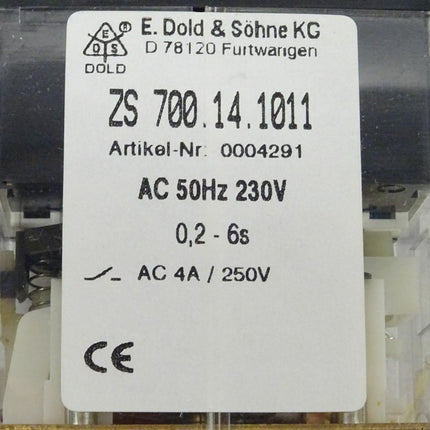 E.Dold u. Shöhne ZS 700.14.1011 / 0004291 / 700.14 Zeitschütz NEU/OVP - Maranos.de