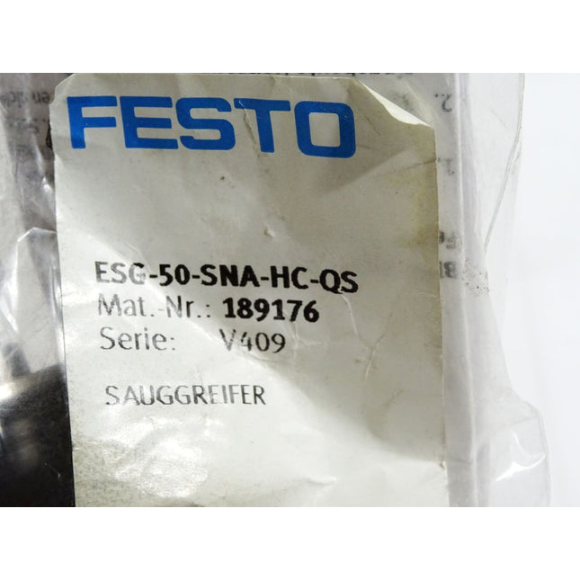 Festo 189176 ESG-50-SNA-HC-QS Sauggreifer / Neu OVP - Maranos.de