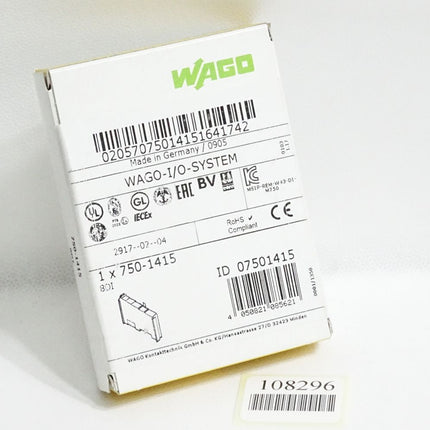 Wago 750-1415 8-Kanal-Digitaleingang / Neu OVP versiegelt - Maranos.de