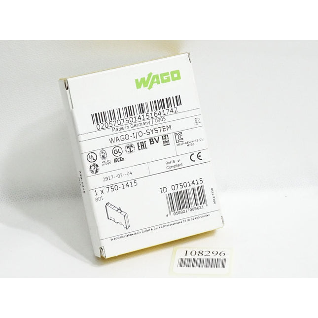 Wago 750-1415 8-Kanal-Digitaleingang / Neu OVP versiegelt - Maranos.de