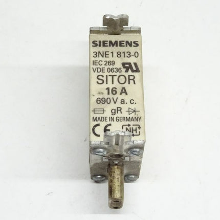 Siemens 3NE1 813-0 SITOR Sicherung 690V / 16A / VDE 0636 / 3NE1813-0 - Maranos.de