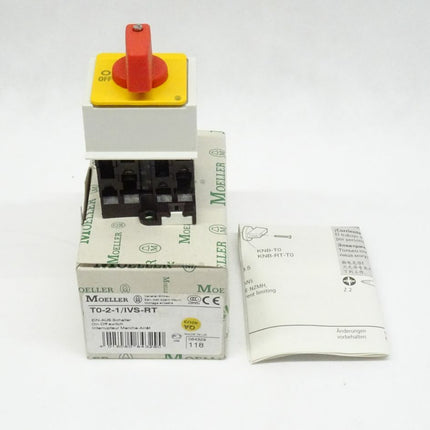 Moeller TO-2-1/IVS-RT Ein-Aus Schalter 084329 NEU-OVP - Maranos.de