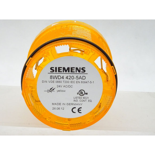 Siemens 8WD420-5AD / 8WD 420-5AD / Dauerlichtelement orange 24V AC/DC - Maranos.de