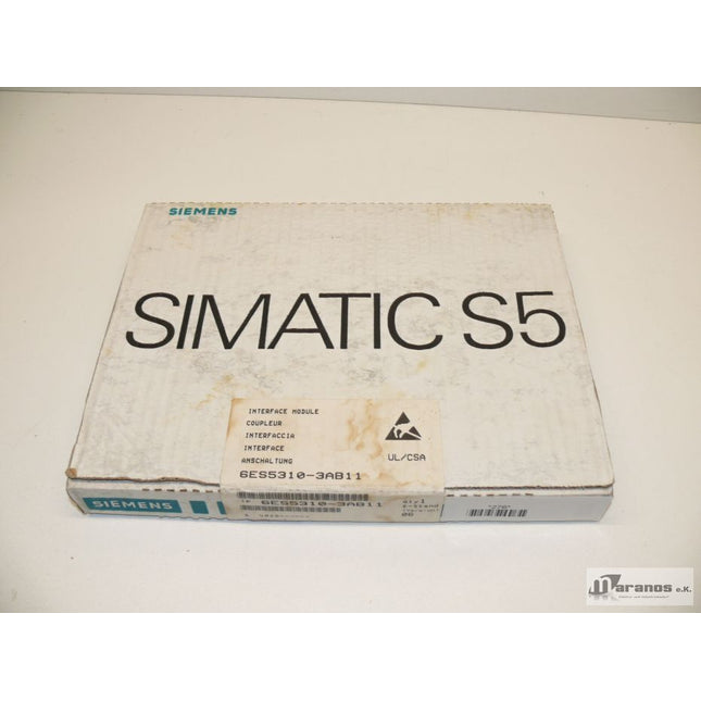 NEU-OVP Siemens 6ES5310-3AB11 Interface Modul Anschaltung 6ES5 310-3AB11 E:06 - Maranos.de