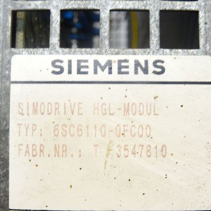 Siemens Simodrive HGL-Modul 6SC6110-0FC00 - Maranos.de