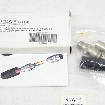 Provertha I-Net M12 crimp stift für Feldkonfektion / 42-100001 / Neu OVP - Maranos.de