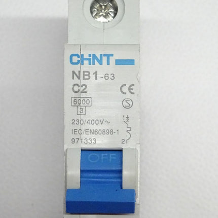 CHINT NB1-63 C2 Leistungsschutzschalter IEC/EN60898-1 971333 - Maranos.de