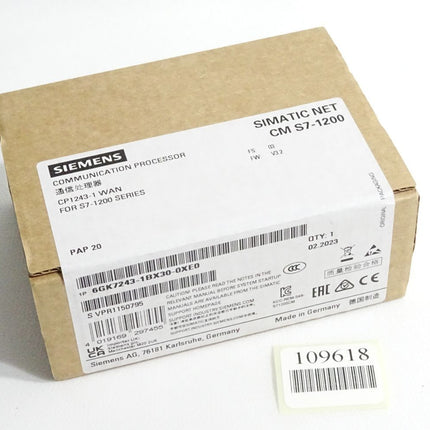 Siemens CM S7-1200 CP1243-1 WAN 6GK7243-1BX30-0XE0 / Neu OVP versiegelt - Maranos.de