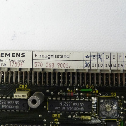 Siemens 6FX1126-BBA00 Modul Karte / 6FX1126BBA00 / 5702689001 - Maranos.de