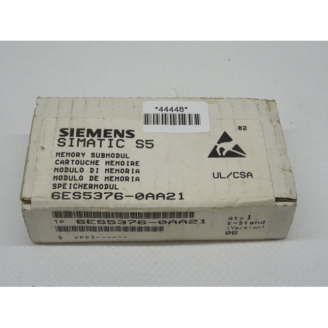 Siemens 6ES5376-0AA21 Eprom 32KB 6ES5 376-0AA21 E:06 Neu-versiegelt - Maranos.de