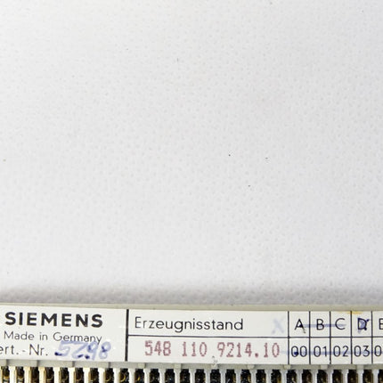 Siemens Platine 6FX1111-0AP02 5481109214.10 - Maranos.de