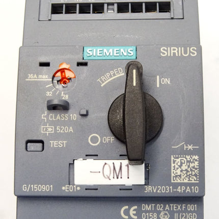 Siemens Sirius Leistungsschalter 3RV2031-4PA10 - Maranos.de