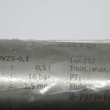 Festo 160233 Druckluftspeicher CRVZS-0.1 / Neu OVP - Maranos.de