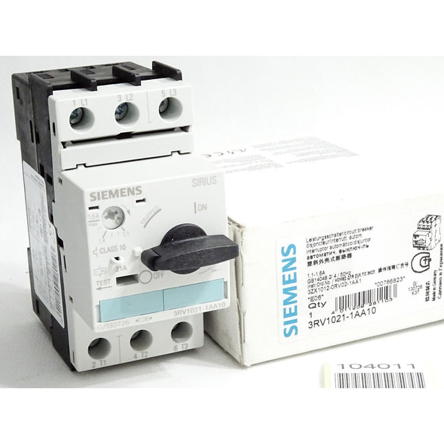 Siemens leistungsschalter 3RV1021-1AA10 / Neu OVP - Maranos.de