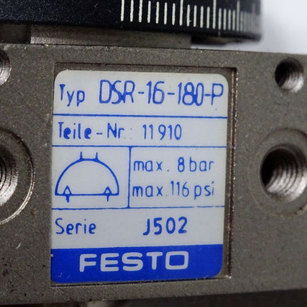 Festo 11910 DSR-16-180-P Schwenkantrieb / Neu OVP - Maranos.de