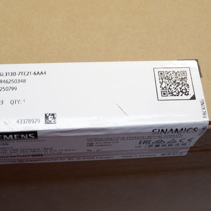 Siemens Sinamics Frequenzumrichter 16kW 6SL3130-7TE21-6AA4 6SL3130-7TE21-6AA4 / Neu OVP versiegelt - Maranos.de
