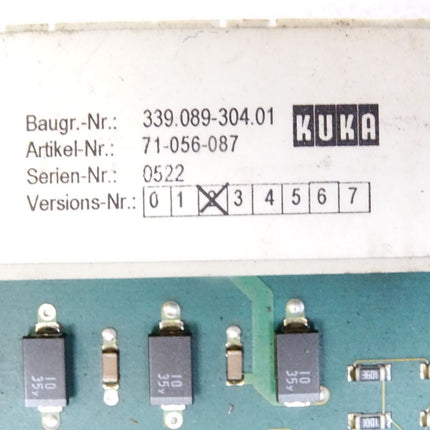 Kuka 339.089-304.01 / 71-056-087 / Version 3 - Maranos.de