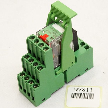 Phoenix Contact Sockel PR2-BSC3/4X21 2833576 + Relais REL-IR/L-120AC/4X21AU 2834135 - Maranos.de