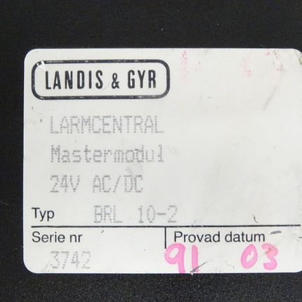 Landis&Gyr Larmcentral Mastermodul / BRL10-2 - Maranos.de