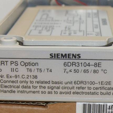 NEU-OVP Siemens 6DR3104-8E Sipart PS Option 6DR3 104-8E - Maranos.de