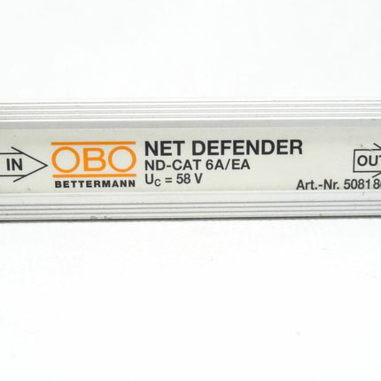 Bettermann OBO 5081800 Datenleitungsschutz Net Defender ND-CAT 6A/EA / 58V - Maranos.de
