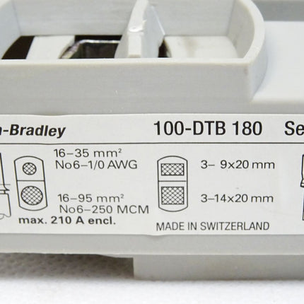 Allen-Bradley 100-DTB180 100-DTB 180 Anschlussblock - Maranos.de