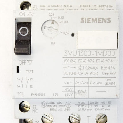 Siemens Leistungsschalter 3VU1300-1MD00 - Maranos.de