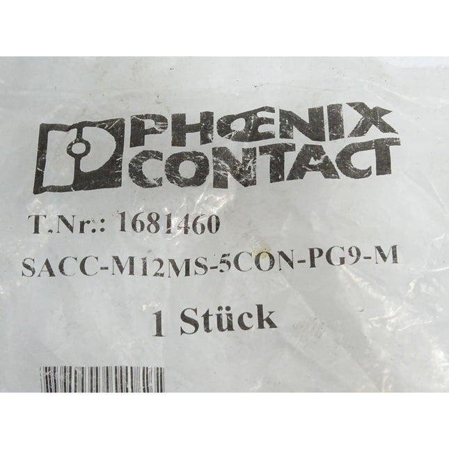 Phoenix Contact Steckverbinder 1681460 SACC-M12MS-5CON-PG 9-M / Neu OVP - Maranos.de