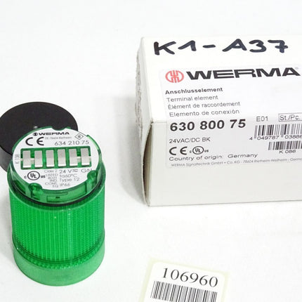 Werma 63421075 TwinLIGHT Classic grün 24VAC/DC GN 634.210.75 / Neu - Maranos.de