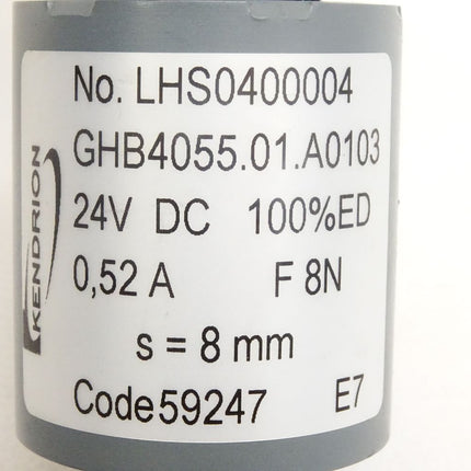 Kendrion Push Pull Solenoid LHS0400004 / GHB4055.01.A0103 / 59247 / Neu - Maranos.de